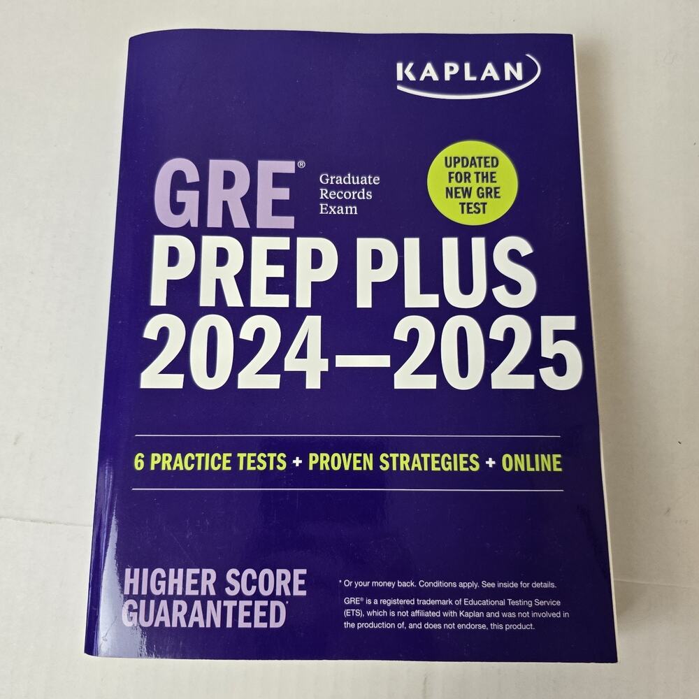 Kaplan: GRE Prep Plus 2024-2025: Your Ultimate Guide to GRE - Picture 1 of 2